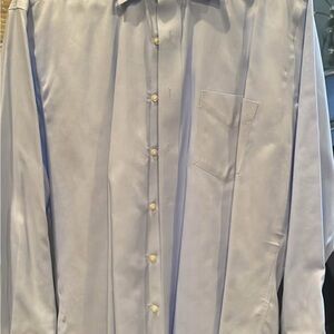 Elegant Sky Blue Men's Dress Shirt